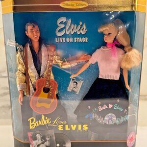 Vintage 1996 Barbie Loves Elvis Doll Gift Set, Collector Edition